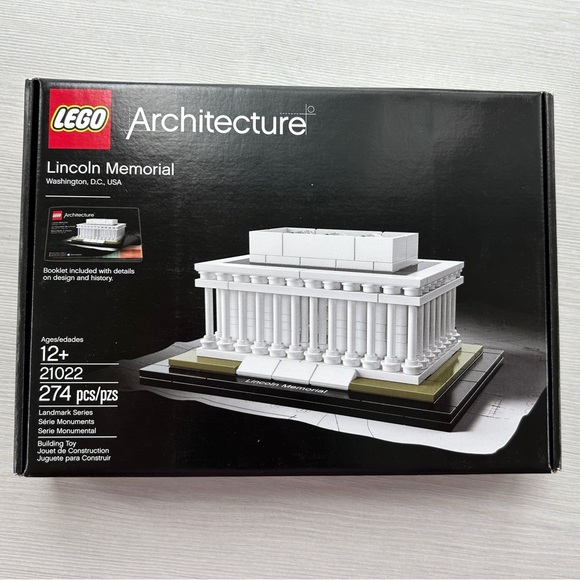 Lego Other - NEW Retired LEGO Architecture Lincoln Memorial 21022 NIB